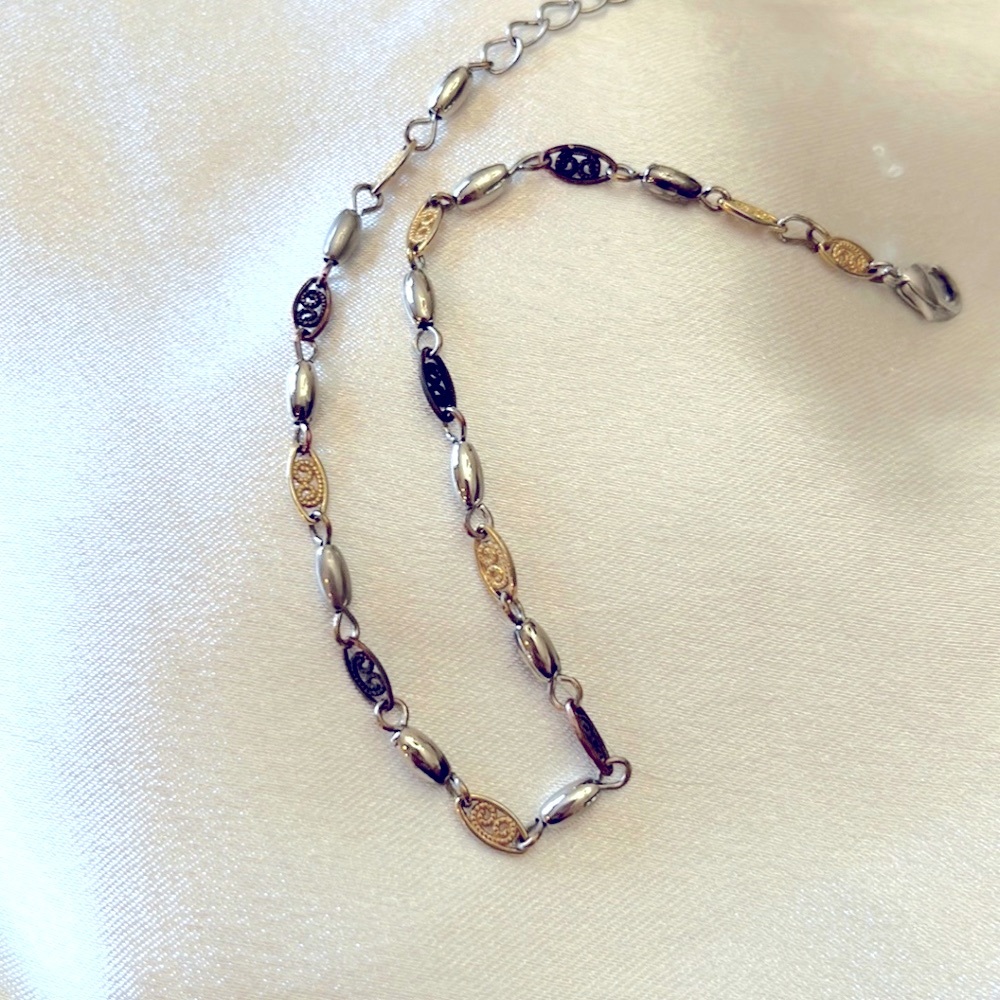 Lia sophia Tri color ankle or wrist bracelet